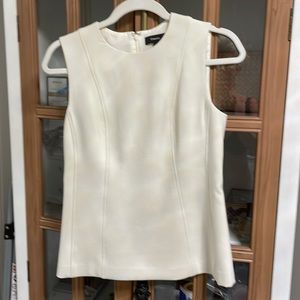 Creamy white Theory sleeveless top